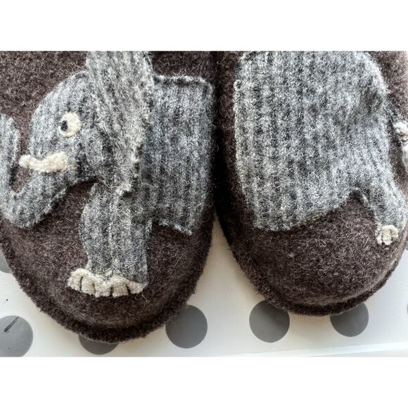 Haflinger Wool Classic brown elephant Clogs Sz 6/EU 37 Slip On Slippers Germany - Picture 6 of 7